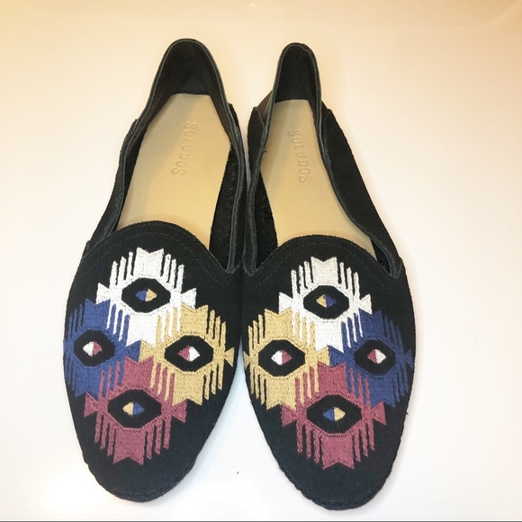 soludos embroidered venetian loafer